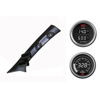 SAAS pillar pod boost/pyro oil pressure gauges for Nissan Navara D23 NP300