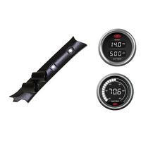 SAAS pillar pod boost/pyro water temp gauges for Nissan Patrol GU Y61