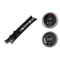 SAAS pillar pod boost/pyro oil pressure gauges for Nissan Patrol GU Y61