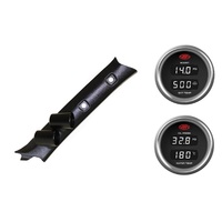 SAAS pillar pod boost/pyro oil/water temp gauges for Nissan Patrol GU Y61