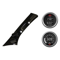 SAAS pillar pod boost/pyro oil pressure gauges for Holden Colorado RG 1