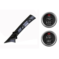 SAAS pillar pod boost/pyro oil/water temp gauges for Holden Colorado RG 1