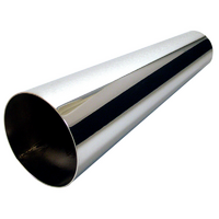 Patriot Raw Finish Megaphone Exhaust Tip 1-5/8" Inlet X 3-1/2" Outlet X 30" L