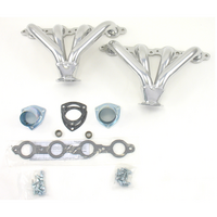 Patriot Raw Finish Tight Tuck Headers Suit LS1/LS6 1-5/8" Primary Pipe With 2-1/2" Collector, Square Port