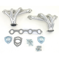 Patriot Raw Finish Tight Tuck Headers Suit SB Ford 1-5/8" Primary Pipe With 2-1/2" Collector, Oval Port