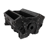 P-Ayr Engine Replica Block Polyurethane Foam Black Long Block For Chevrolet Small Block