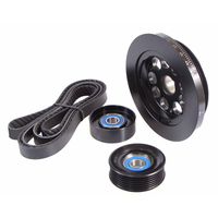 PowerBond Harmonic Balancer Pulley Under Drive Kit For Ford Falcon BA BF FG & XR6 Turbo 4.0L 6 Cyl 20% Under Drive PB-K003