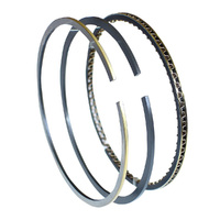 Perfect Circle Piston Rings Plasma-Moly 4.255 in. Bore 1/16 in. 1/16 in. 3/16 in. Thick Ductile Iron Low Tension Set