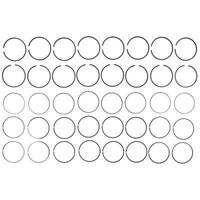 Perfect Circle Ring Set Plain Case Checker 318 Eng. (59-66) Chry. 318(5.2L) Eng. (75-89) Chry.Ind.Engs Set