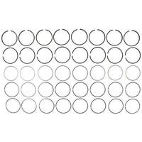 Perfect Circle Ring Set Plain Chev. 427 454 Engs. (66-77) Chev.Trk. 454(7.4L) Eng. (70-90) Chry. 383 En Set