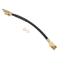 PFE OE, Rubber Brake Hose, Original Type Snake Skin With Copper Sealing Washers, For Ford, XW XC, ZC ZH, Disc Front R/H, Each