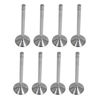 Proflow Maxflow Valves, Holden SuperMax Heads, Intake, Stainless Steel, 2.020 in. Diameter, 8mm Stem, 5.400 in. Length, Set of 8