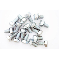 Proflow Transmission Pan Bolt Kit - 5/16-18 In Thread - 0.750 In Long - Hex Head - Steel - Zinc Oxide - Various Applications - Set Of 17 PFE-R0031