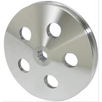 Proflow Power Steering Pulley Saginaw V-belt Style 1-groove Aluminum Chrome 5.80 in. O.D. For Chev Keyway Each PFE-R3722C