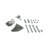 Proflow Power Steering Steel Bracket Kit Fits Saginaw Type II Pump SB For Chev Short Water Pump Chrome PFE-R3727C