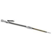 Proflow Dipstick with Tube Engine Braided Stainless Steel/Aluminium For Chevrolet Small Block 1980-Up Each PFE-R5001