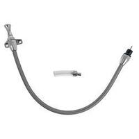 Proflow Transmission Dipstick Braided Stainless Steel Bellhousing Mount GM TH350 Each PFE-R5004