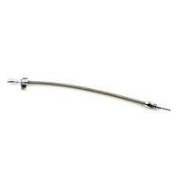 Proflow Transmission Dipstick Braided Stainless Steel Polished Handle Firwall Housing For Ford C-6 Each 29 in. Long PFE-R5101