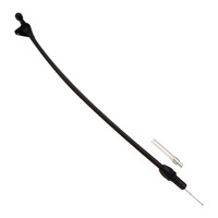Proflow Transmission Dipstick Braided Black Stainless Steel Black Handle Firwall Housing For Ford C-6 Each 29 in. Long PFE-R5101BK