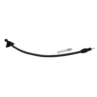 Proflow Transmission Dipstick Braided Stainless/Black Steel Firewall Mount 700R4 4L60E Each PFE-R5106BK