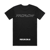 Proflow T-Shirt Black Cotton Men's PFE-TSHIRT