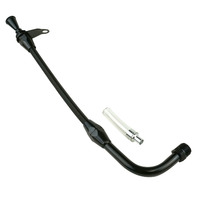 Proflow Transmission Dipstick for Ford C4 C10 Transmission Pan Fill Braided Stainless Black Billet Handle PFE-XTD-30C4TMPAN