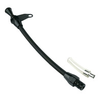 Proflow Transmission Dipstick Braided Stainless Black Billet Handle Transmission Mount Chrysler 727 Each PFE-XTD-3727TM