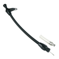 Proflow Transmission Dipstick Braided Stainless Black Billet Handle For Ford Falcon XR6 XR8 AOD Transmission Mount Each PFE-XTD-3AODTM