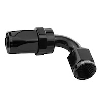 Proflow 90 Degree Hose End -06AN Hose to Female, Black