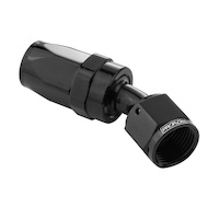 Proflow 30 Degree Hose End -04AN Hose to Female, Black