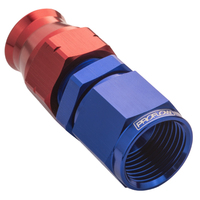 Proflow 3/8in. Tube To Female -06AN Hose End Aluminium Tube Adaptor Blue/Red PFE109-06