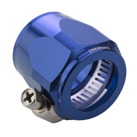 Proflow Aluminium Hex Hose Finisher Clamp 40.6mm ID, Blue