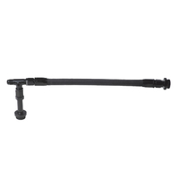 Proflow Fuel Line kit Universal Demon 4150 -6 AN Single Inlet Swivel-Seal Black Stainless Steel Hose Black  PFE161-06BK