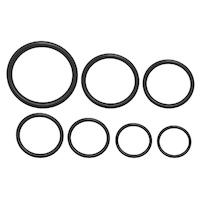 Proflow Buna Rubber O-Ring -08AN, 10 Pack
