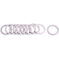 Proflow Aluminium Crush Washer 20mm, 10 Pack