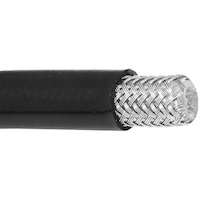 Proflow PTFE Hose -03AN Per Metre Black Stainless PVC Cover PFE200-03BK