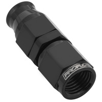 Proflow Black Steel Straight Hose End -03AN For PTFE Hose