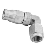 Proflow Steel 90 Degree Hose End Hose End For -04AN PTFE Hose