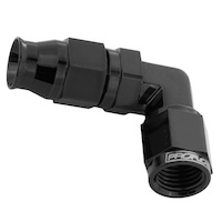 Proflow Black 90 Degree Hose End Hose End For -04AN PTFE Hose