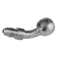 Proflow Stainless Steel 45 Degree Banjo Brake Hose End 11.2mm (7/16'') To -03AN Male