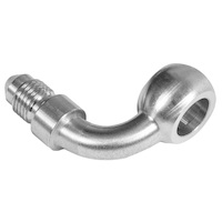 Proflow Stainless Steel 90 Degree Banjo Brake Hose End 10mm To -03AN Male