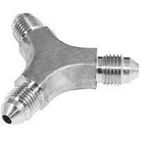 Proflow Stainless Steel Male Hose End -04AN 3 Way distribution block