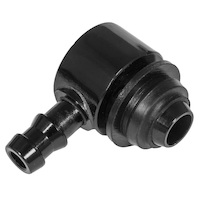 Proflow Brake Booster Check Valve, Aluminium, Black Anodised, 3/8in. Hose Barb