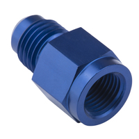 Proflow Female Adaptor 1/8in. NPT Straight To Male -04AN, Blue
