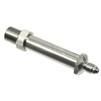 Proflow Stainless Steel Through Frame Bulkhead Hose End 2-3/8in. 1/8in. NPT To -03AN Male 2Pc PFE385-03