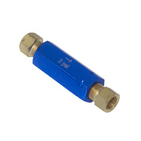 Proflow Residual Pressure Valve Blue Anodised 2 psi Disc Brakes 1/8 in. NPT Female Inlet/Outlet Each PFE392