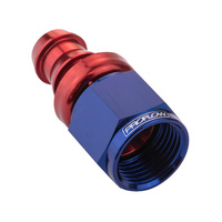 Proflow Straight Push Lock Hose End Barb 5/16'' To Female -06AN