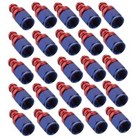 Proflow Bulk Pack Straight Push On Hose End -08AN, 25pc