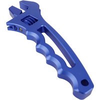 Proflow Billet Aluminium Adjustable AN Grip Wrench Spanner, Blue