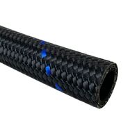 Proflow Hose Black Nylon Braided 04AN 1/4in. 1 Metre Length  PFE450R-04-1